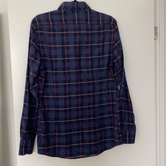 Massimo Dutti Cotton Plaid Button Down - Picture 3 of 5